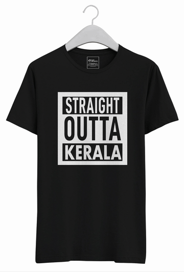 STRAIGHT OUTTA KERALA Unisex T-shirt  for Men/Women | Glow in the Dark